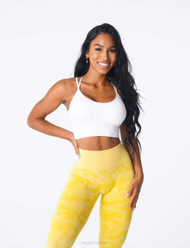 blomstre sømløs bh 22RN2T163 hvit Fitness NVGTN kvinner