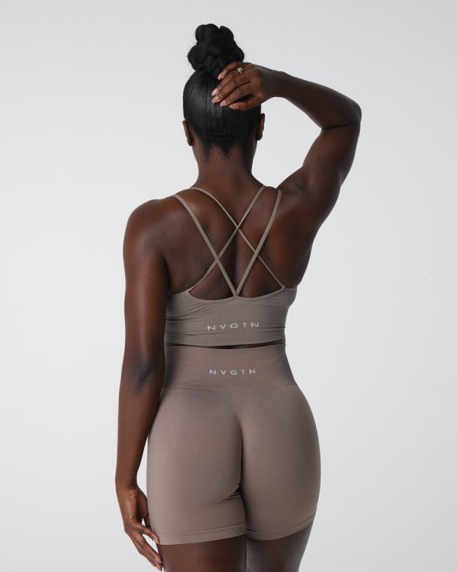 blomstre sømløs bh 22RN2T164 taupe Fitness NVGTN kvinner