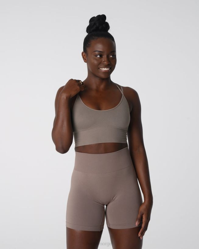 blomstre sømløs bh 22RN2T164 taupe Fitness NVGTN kvinner