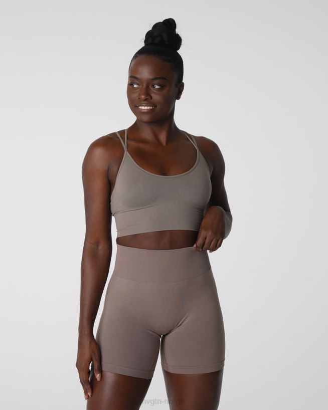 blomstre sømløs bh 22RN2T164 taupe Fitness NVGTN kvinner