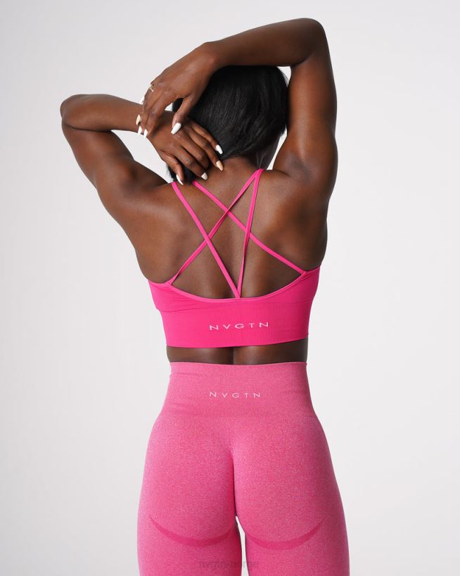 blomstre sømløs bh 22RN2T58 fuchsia Fitness NVGTN kvinner