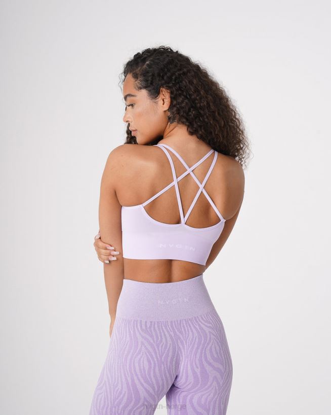 blomstre sømløs bh 22RN2T59 lavendel Fitness NVGTN kvinner