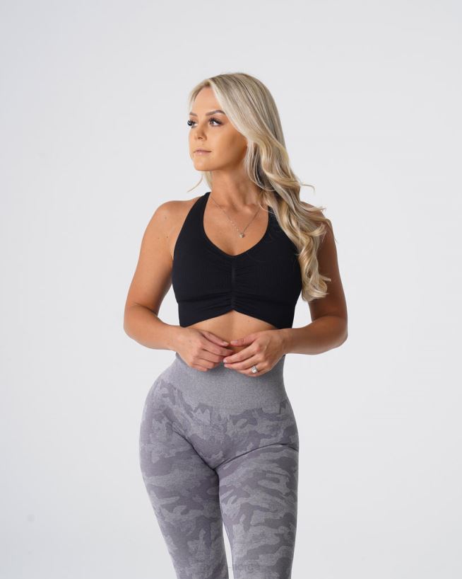 cinched sømløs BH 22RN2T154 svart Fitness NVGTN kvinner