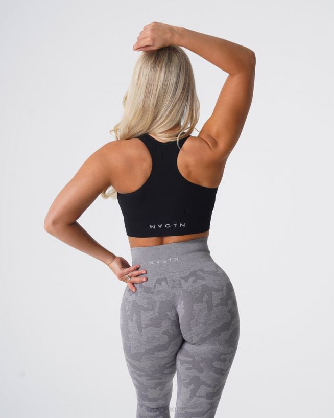 cinched sømløs BH 22RN2T154 svart Fitness NVGTN kvinner