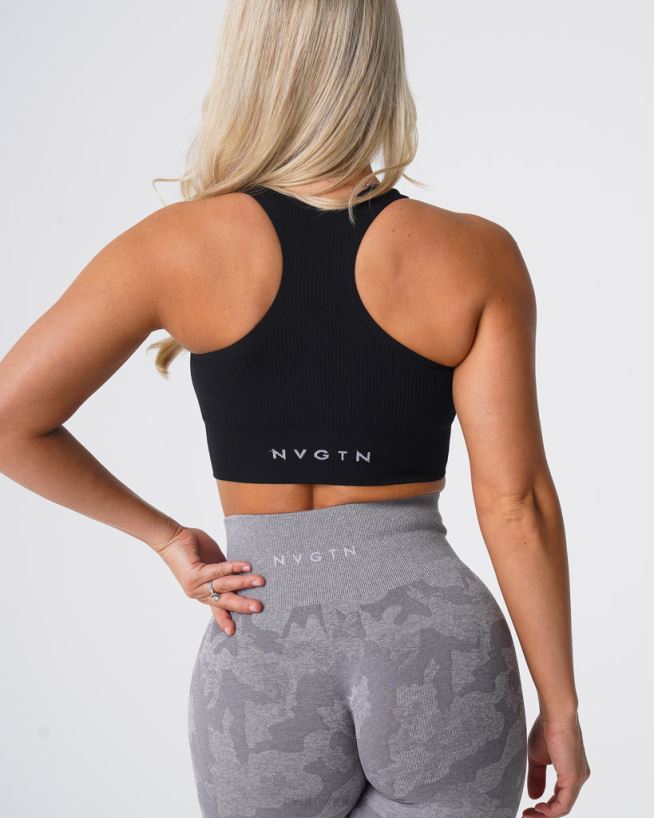 cinched sømløs BH 22RN2T154 svart Fitness NVGTN kvinner