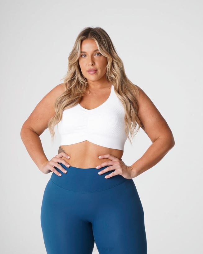 cinched sømløs BH 22RN2T155 hvit Fitness NVGTN kvinner