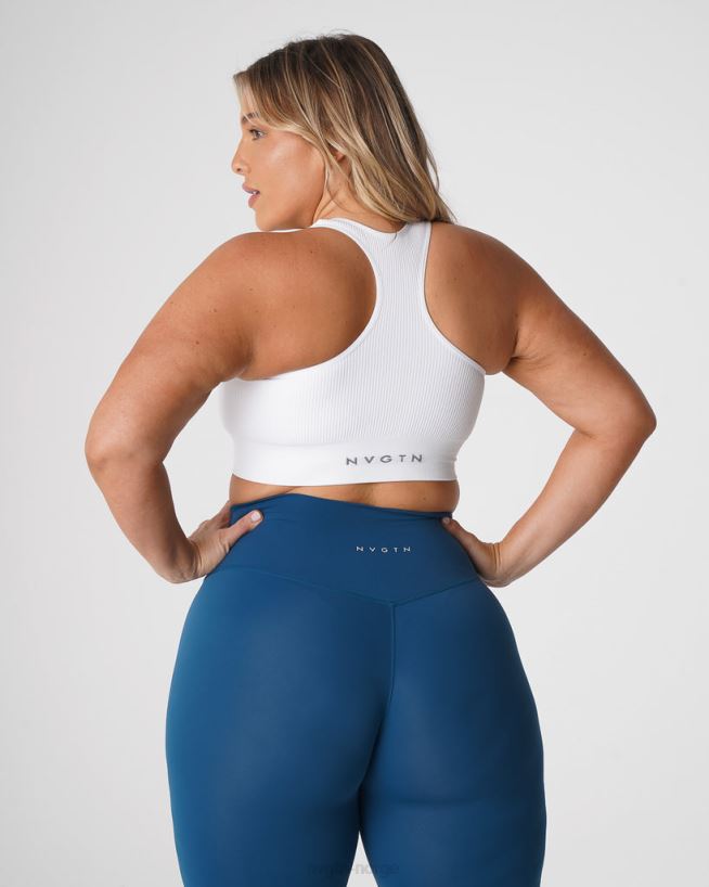 cinched sømløs BH 22RN2T155 hvit Fitness NVGTN kvinner