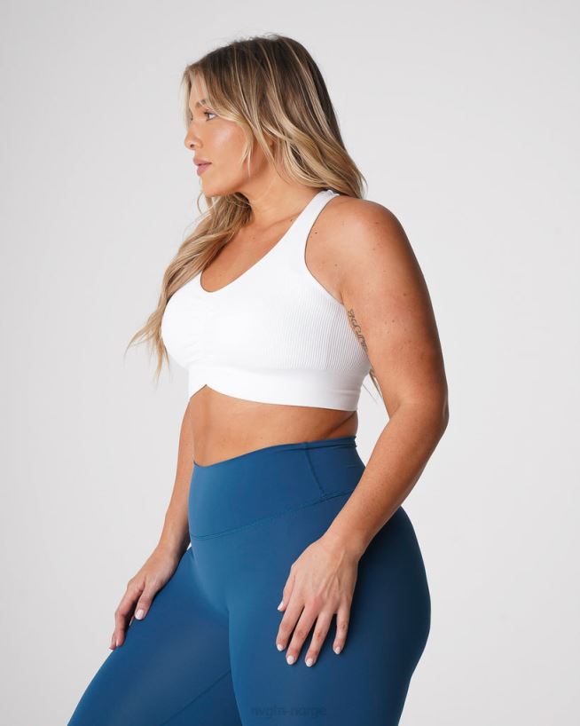 cinched sømløs BH 22RN2T155 hvit Fitness NVGTN kvinner