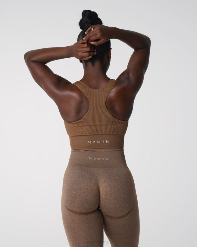 cinched sømløs BH 22RN2T156 mokka Fitness NVGTN kvinner