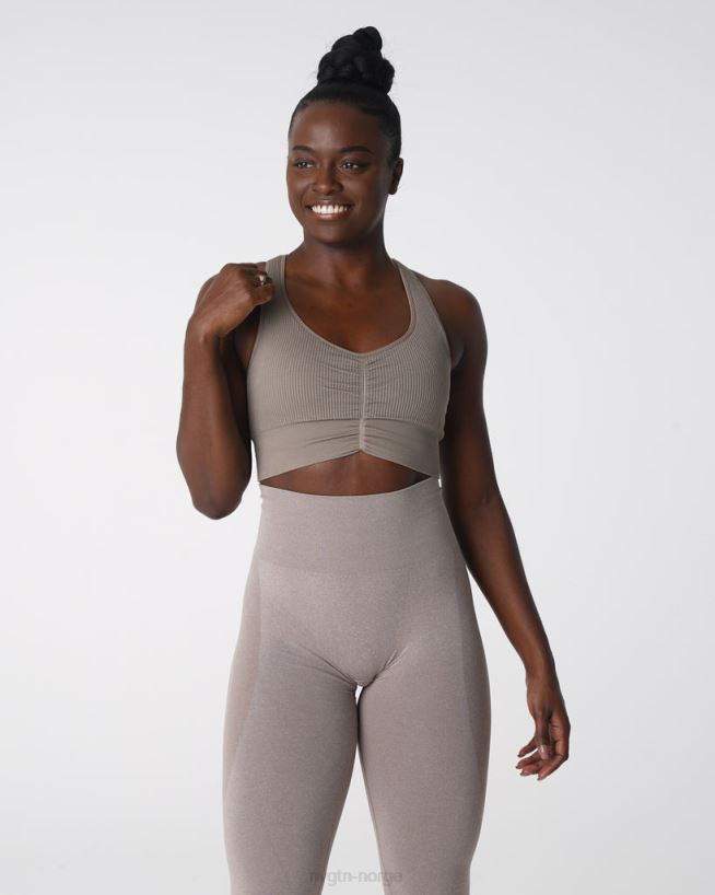 cinched sømløs BH 22RN2T157 taupe Fitness NVGTN kvinner