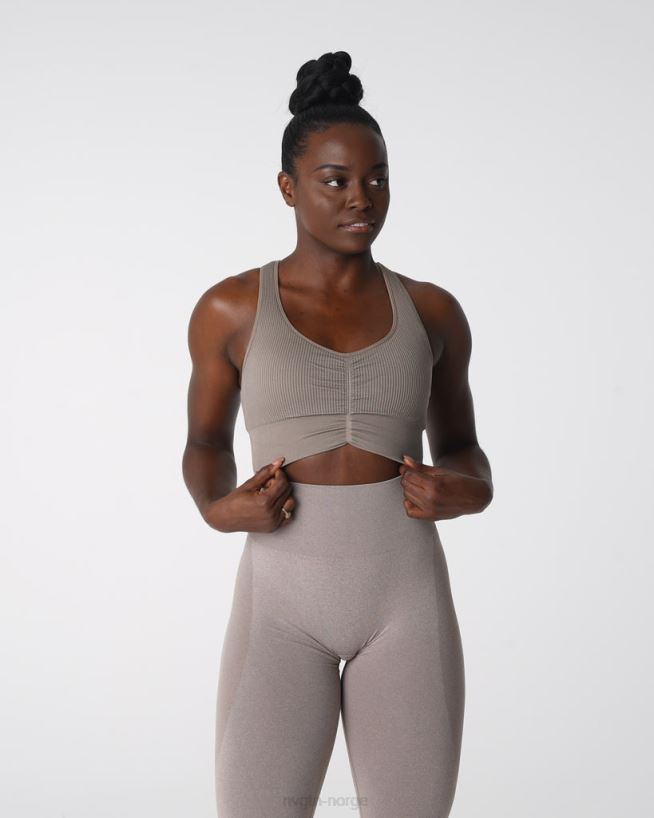 cinched sømløs BH 22RN2T157 taupe Fitness NVGTN kvinner