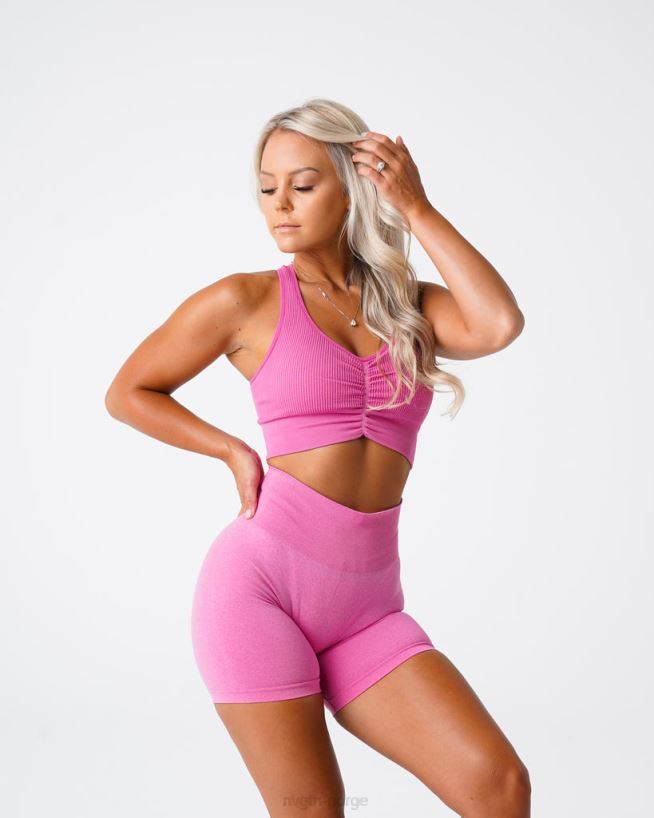 cinched sømløs BH 22RN2T207 tyggegummi rosa Fitness NVGTN kvinner