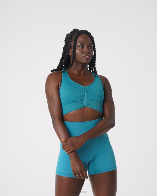 cinched sømløs BH 22RN2T208 blågrønn Fitness NVGTN kvinner