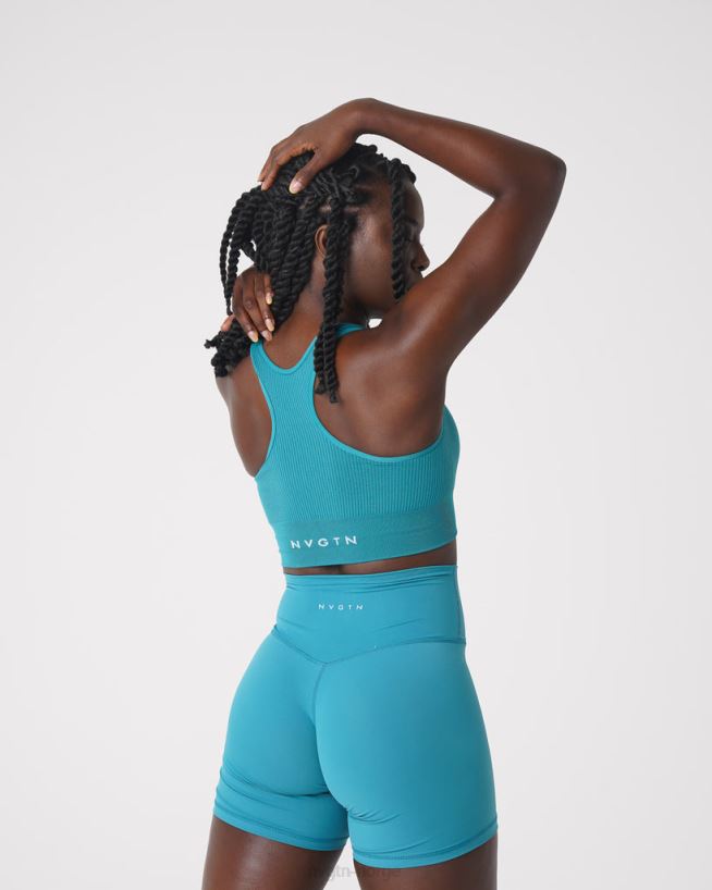 cinched sømløs BH 22RN2T208 blågrønn Fitness NVGTN kvinner