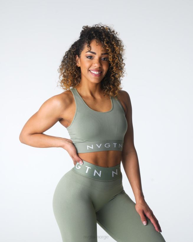 eldre sømløs sportsbh 22RN2T31 salvie grønn Fitness NVGTN kvinner