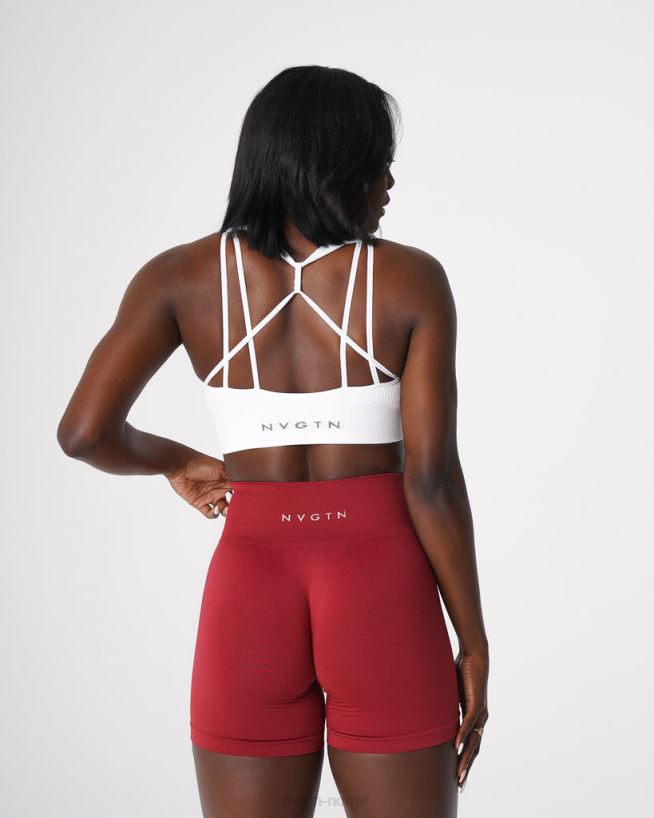 galaxy ribbet sømløs BH 22RN2T159 hvit Fitness NVGTN kvinner