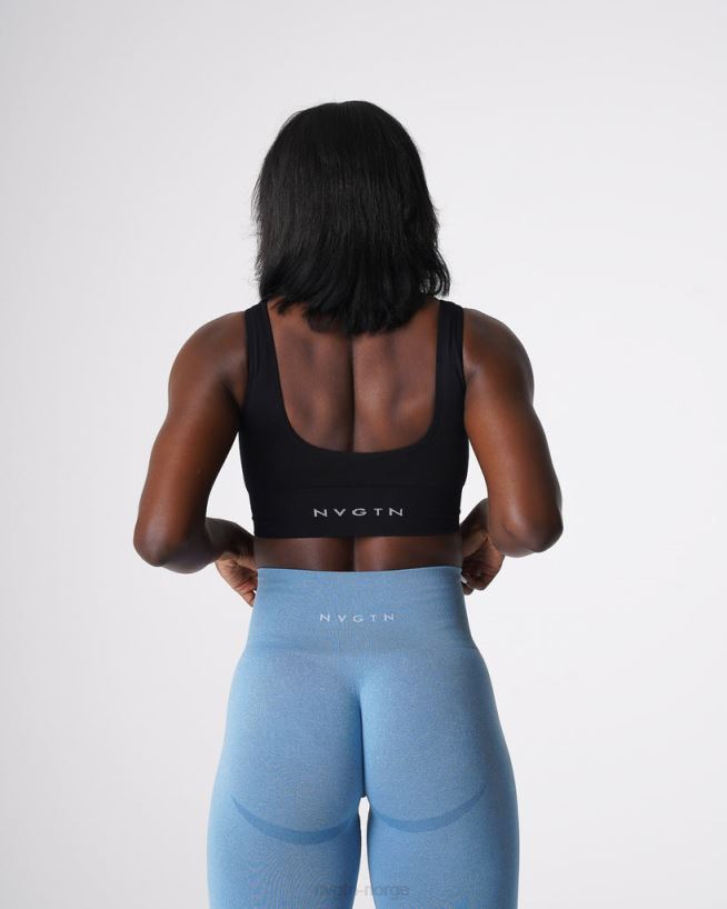 heve sømløs bh 22RN2T68 svart Fitness NVGTN kvinner
