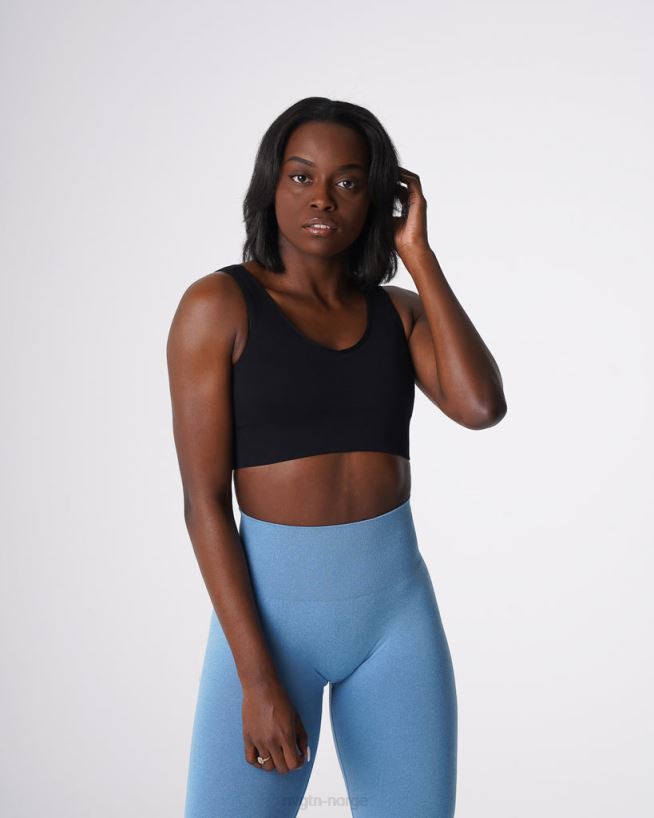 heve sømløs bh 22RN2T68 svart Fitness NVGTN kvinner