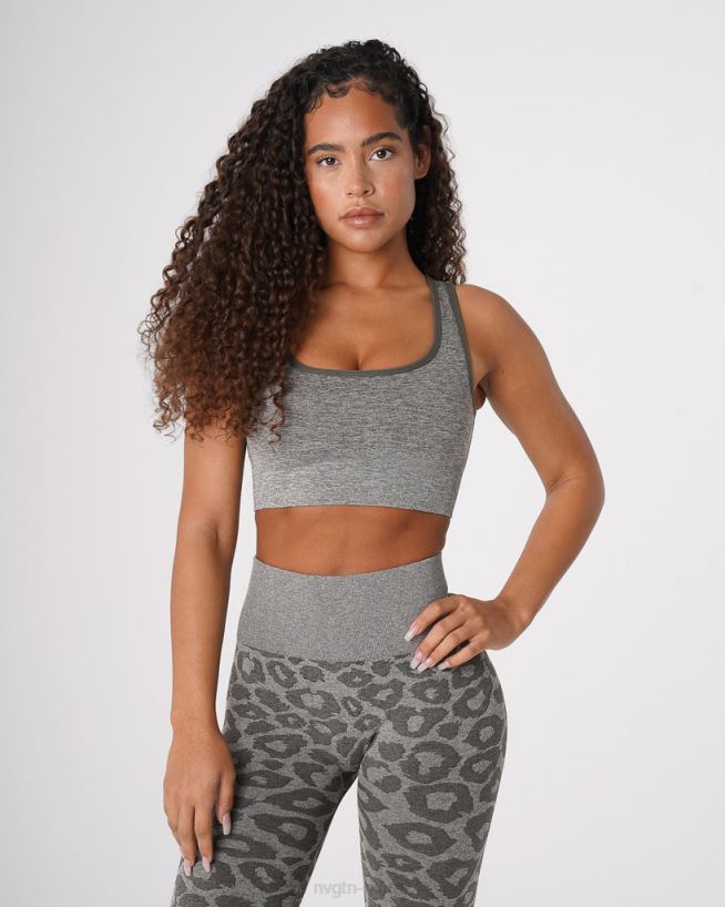 leopard eclipse sømløs bh 22RN2T219 kakigrønn Fitness NVGTN kvinner