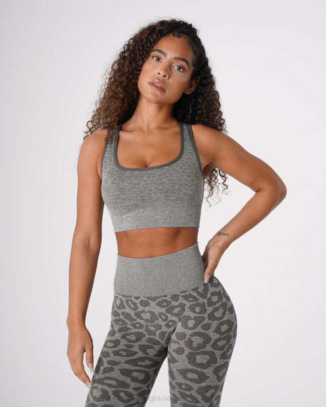 leopard eclipse sømløs bh 22RN2T219 kakigrønn Fitness NVGTN kvinner