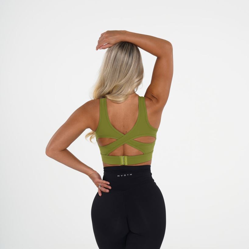 lokke bh 22RN2T228 oliven Fitness NVGTN kvinner