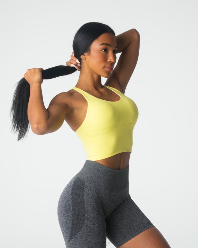 matrix BH-topp 22RN2T88 pastellgul Fitness NVGTN kvinner