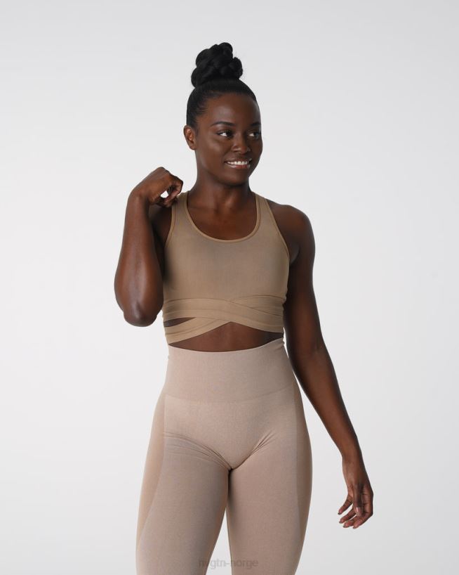 skulpter sømløs BH-topp 22RN2T145 beige Fitness NVGTN kvinner