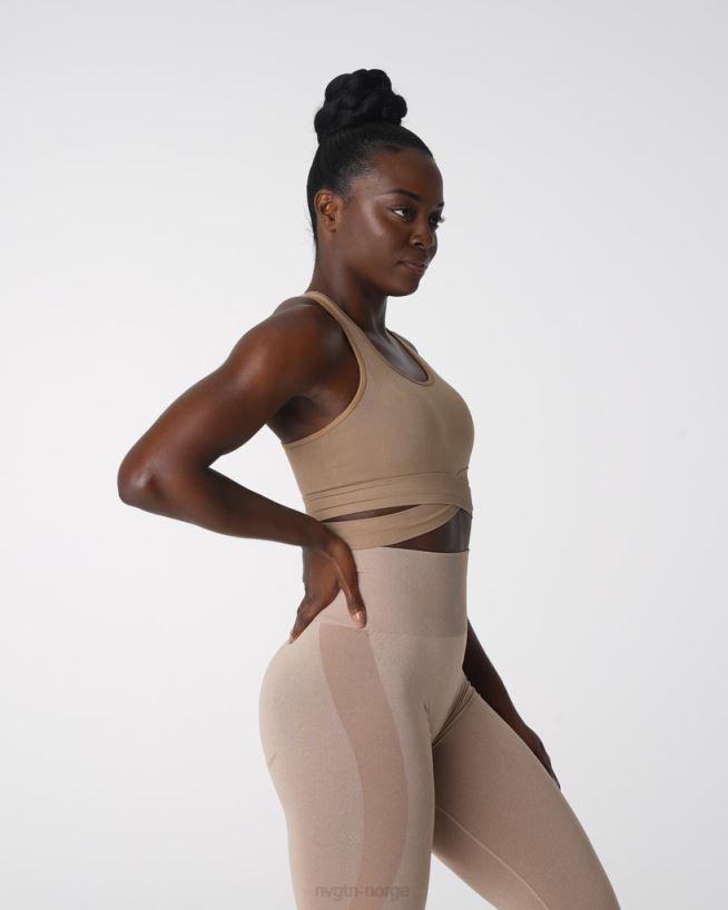 skulpter sømløs BH-topp 22RN2T145 beige Fitness NVGTN kvinner
