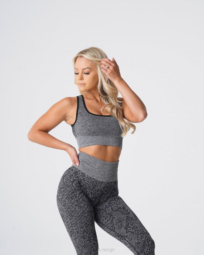 slangeskinn eclipse sømløs bh 22RN2T215 svartflekkete Fitness NVGTN kvinner
