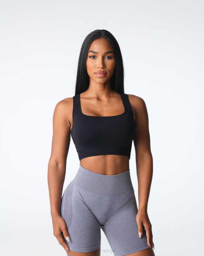 styrke sømløs BH 22RN2T1 svart Fitness NVGTN kvinner