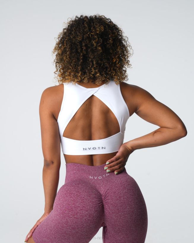 styrke sømløs BH 22RN2T2 hvit Fitness NVGTN kvinner