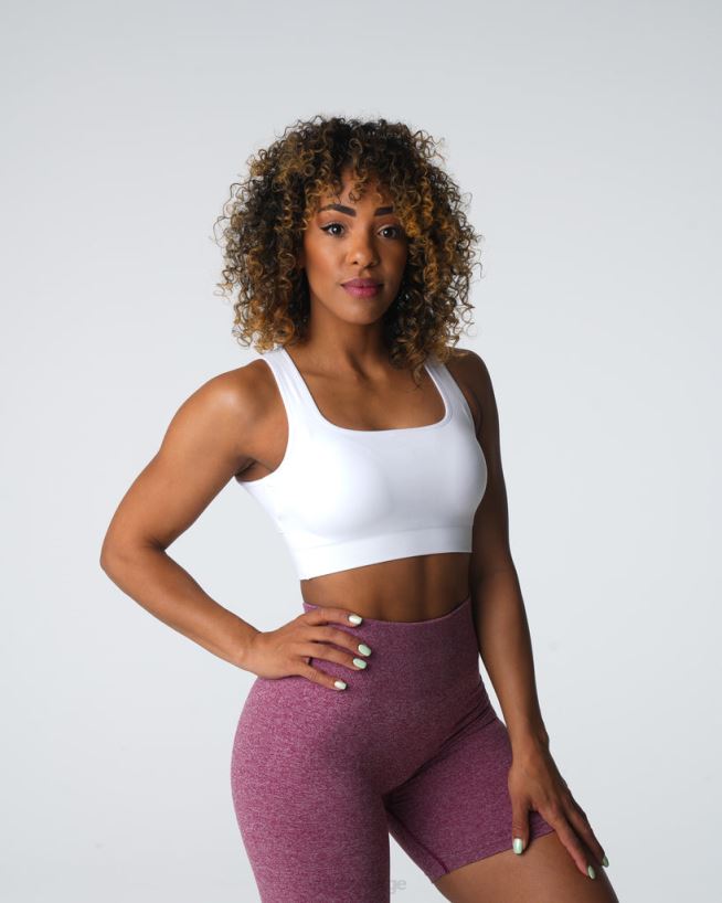 styrke sømløs BH 22RN2T2 hvit Fitness NVGTN kvinner