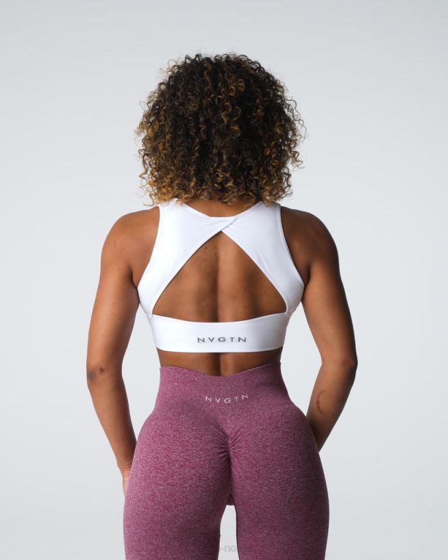 styrke sømløs BH 22RN2T2 hvit Fitness NVGTN kvinner