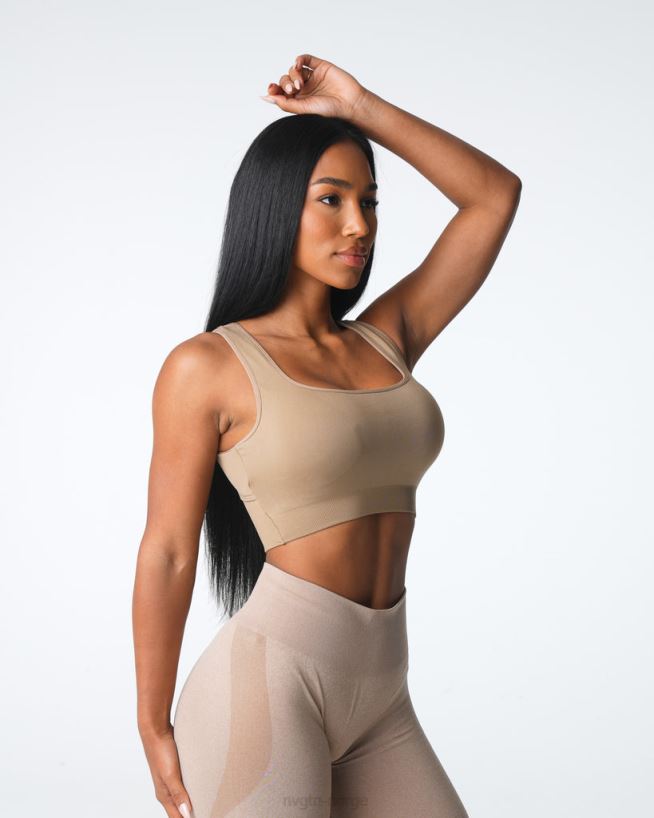 styrke sømløs BH 22RN2T3 beige Fitness NVGTN kvinner