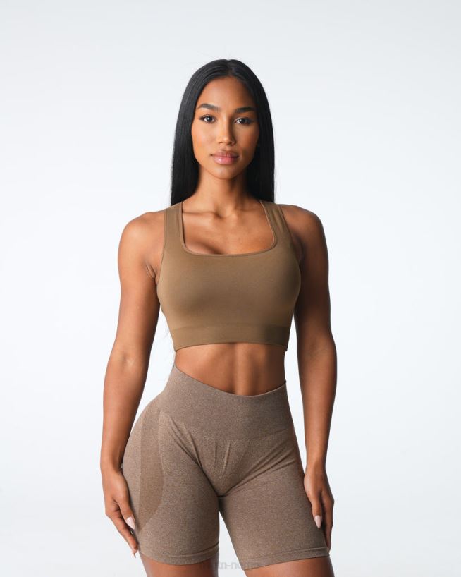 styrke sømløs BH 22RN2T4 mokka Fitness NVGTN kvinner