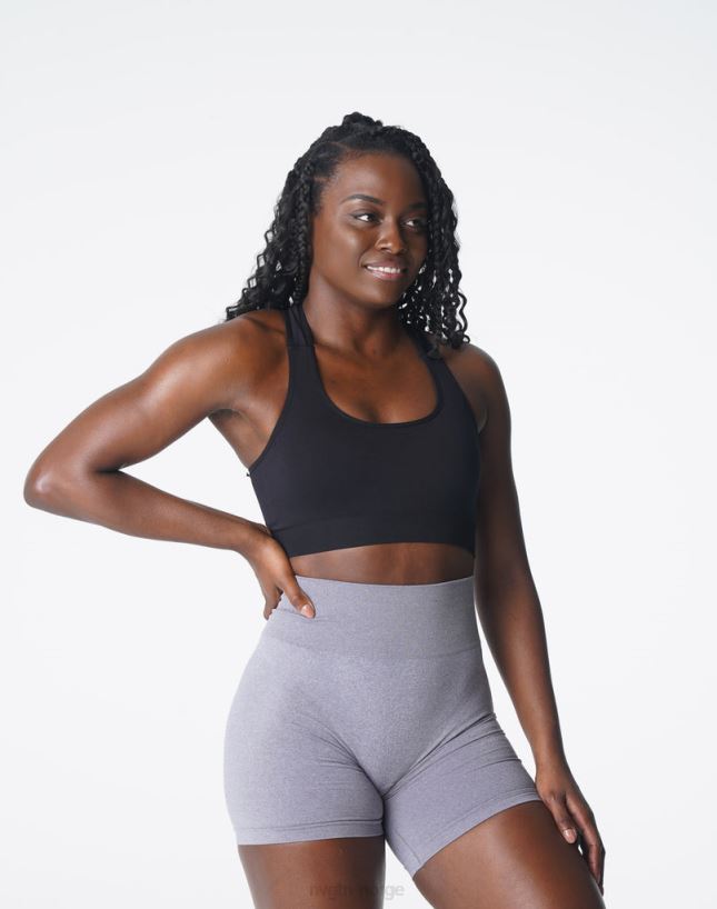 surge sømløs bh 22RN2T128 svart Fitness NVGTN kvinner