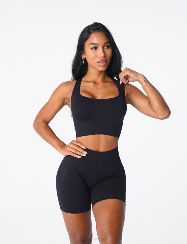 tenne sømløs bh 22RN2T40 svart Fitness NVGTN kvinner