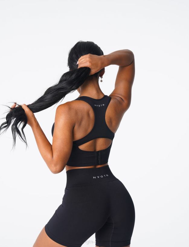 tenne sømløs bh 22RN2T40 svart Fitness NVGTN kvinner