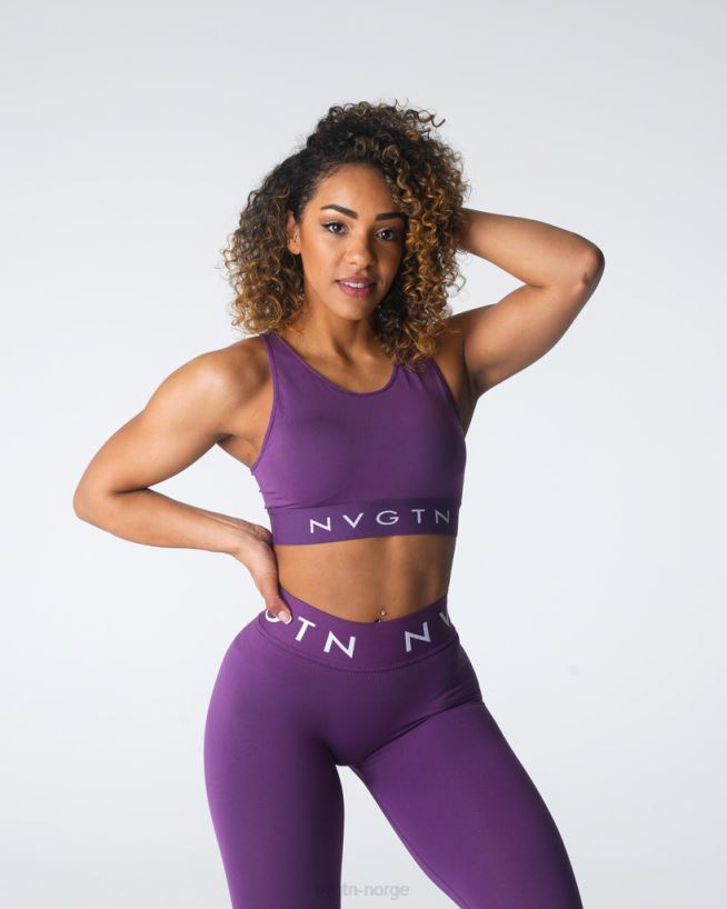 trilogi sports sømløs bh 22RN2T33 ametyst Fitness NVGTN kvinner