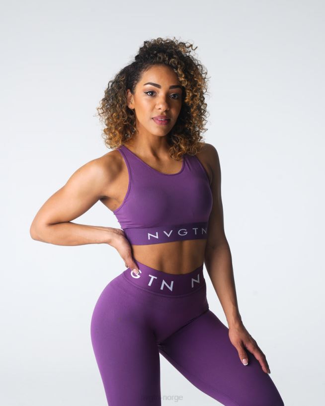 trilogi sports sømløs bh 22RN2T33 ametyst Fitness NVGTN kvinner
