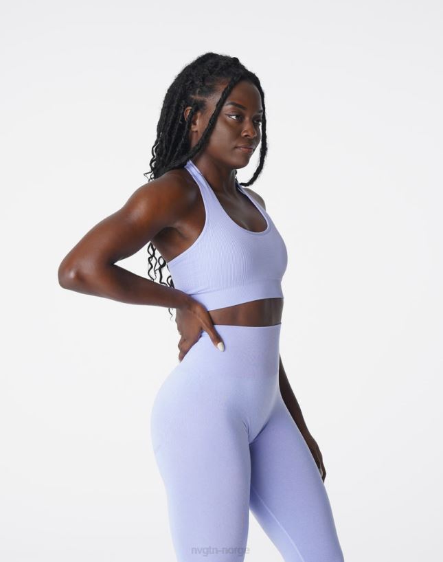 ubegrenset ribbet sømløs grime-bh 22RN2T204 periwinkle Fitness NVGTN kvinner