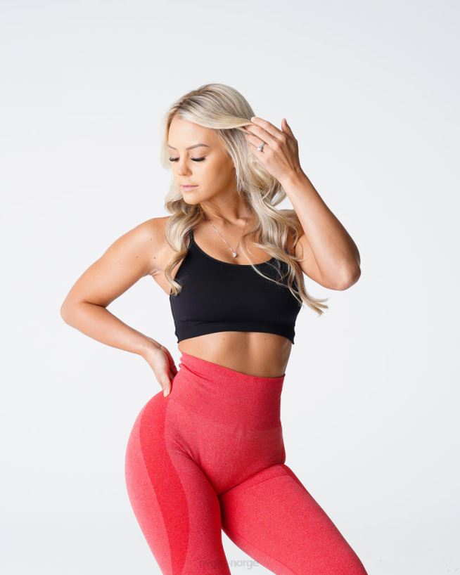 uovervinnelig sømløs bh 22RN2T25 svart Fitness NVGTN kvinner