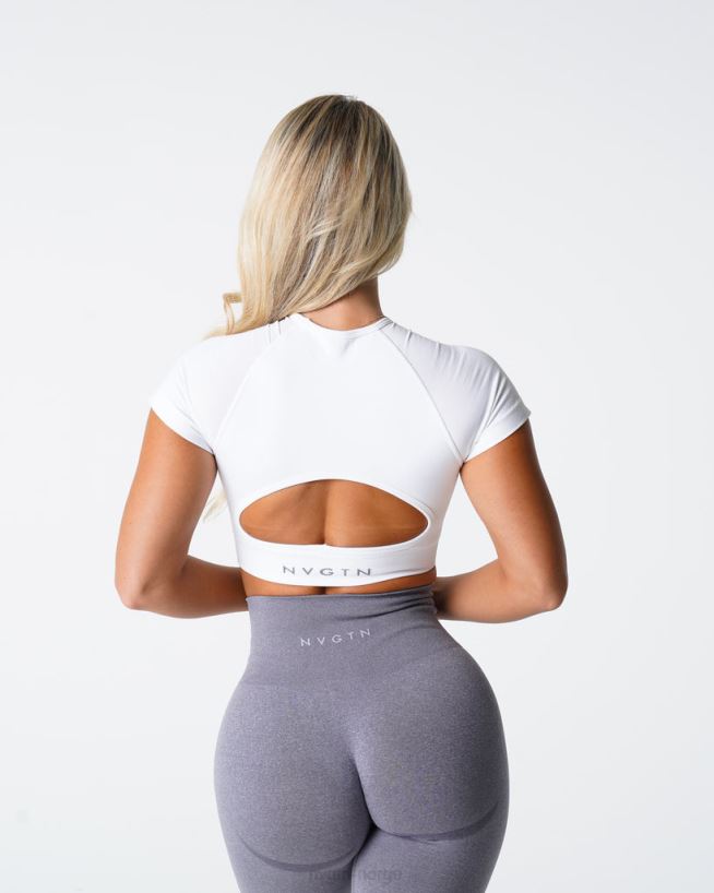 vortex sømløs BH-topp 22RN2T72 hvit Fitness NVGTN kvinner