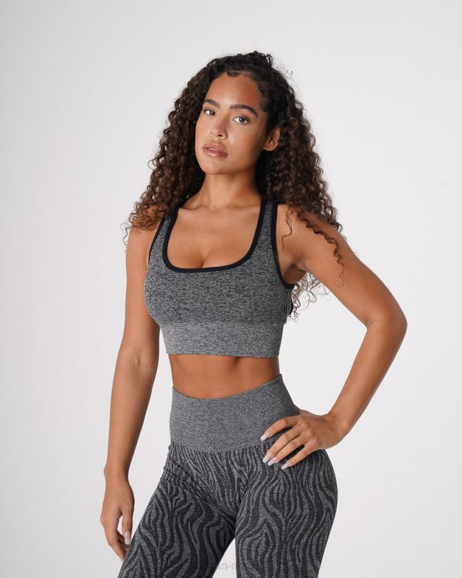 zebra eclipse sømløs bh 22RN2T214 svartflekkete Fitness NVGTN kvinner