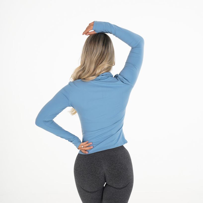 fokus genser 22RN2T271 arktisk blå Fitness NVGTN kvinner