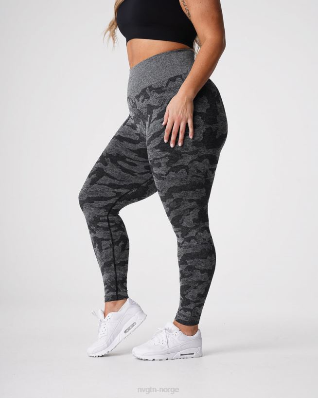 camo sømløse leggings 22RN2T656 svart Fitness NVGTN kvinner