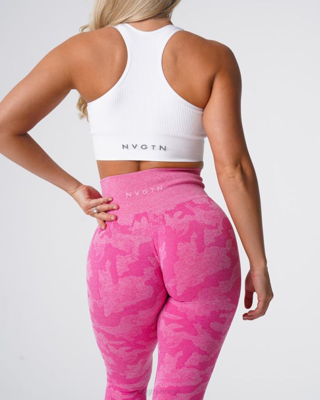camo sømløse leggings 22RN2T659 tyggegummi rosa Fitness NVGTN kvinner