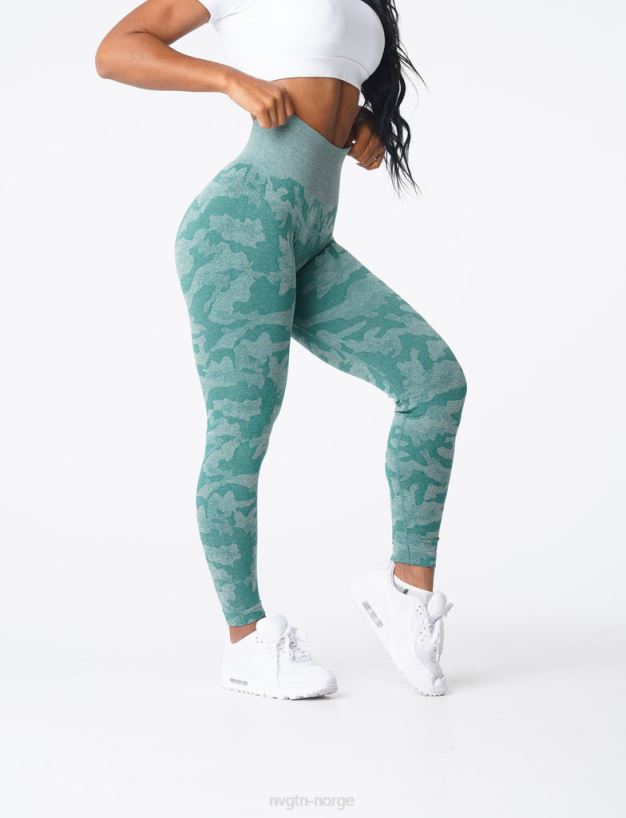 camo sømløse leggings 22RN2T662 Skoggrønn Fitness NVGTN kvinner