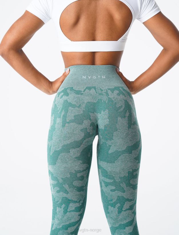 camo sømløse leggings 22RN2T662 Skoggrønn Fitness NVGTN kvinner