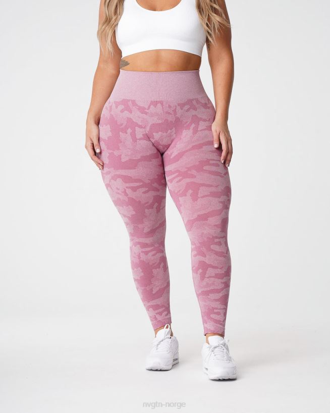 camo sømløse leggings 22RN2T670 pastell rosa Fitness NVGTN kvinner